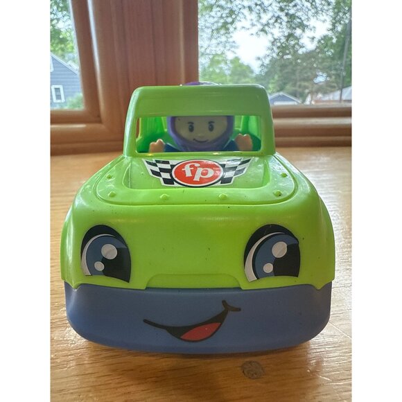 Fisher-Price Little People Race Car Vehicle & Driver Figure Set - Picture 2 of 6